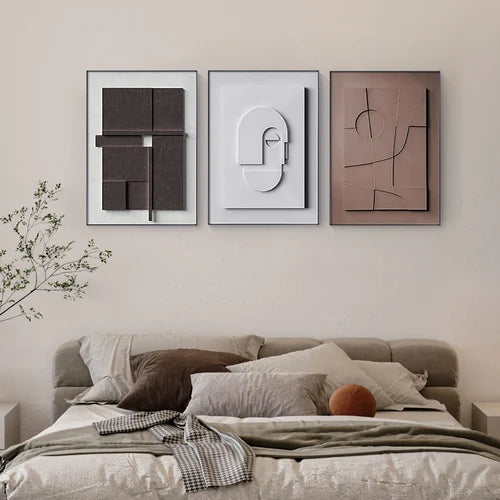 3D Japandi Canva (3 Pieces) - Japandi