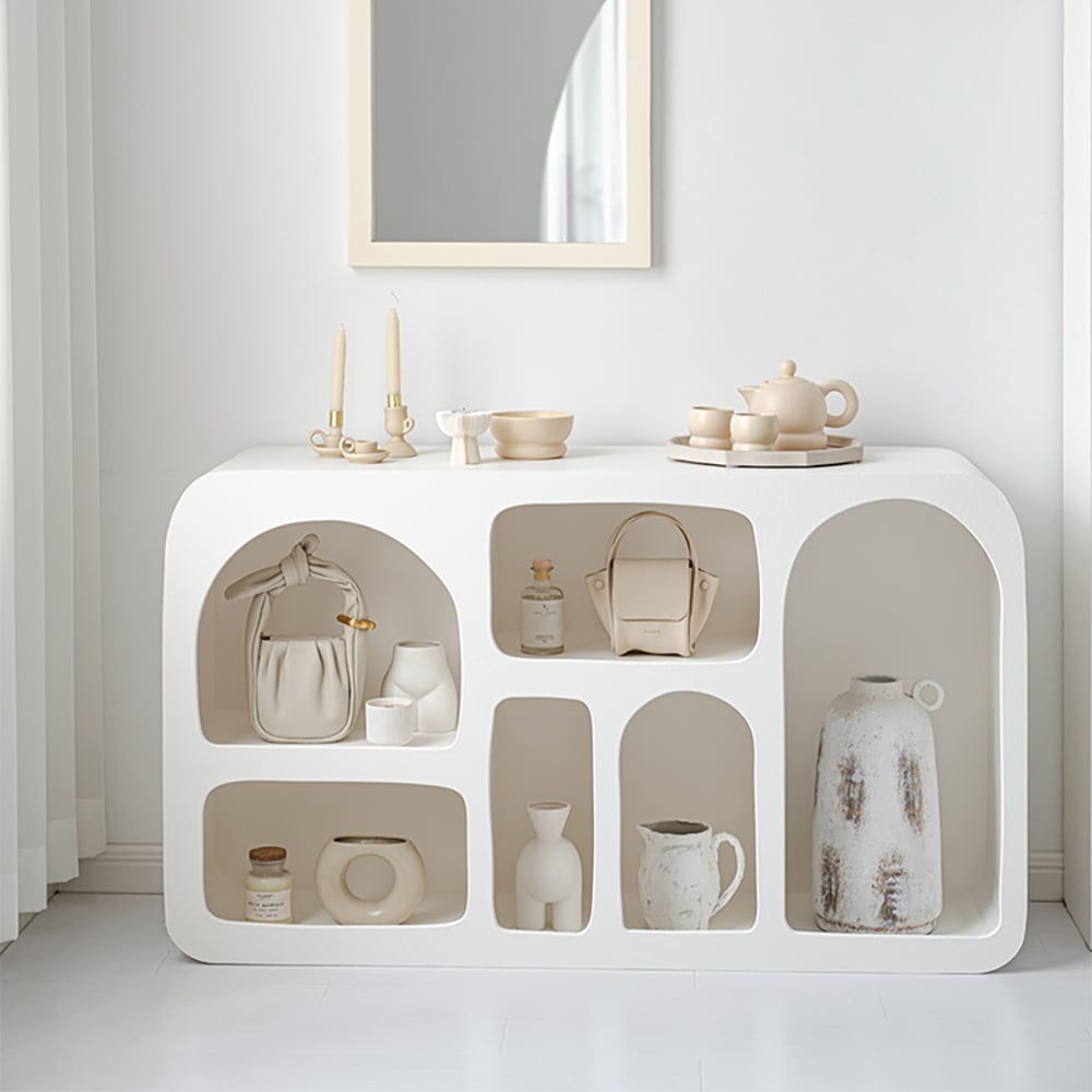 Japandi Storage Console Table - Japandi