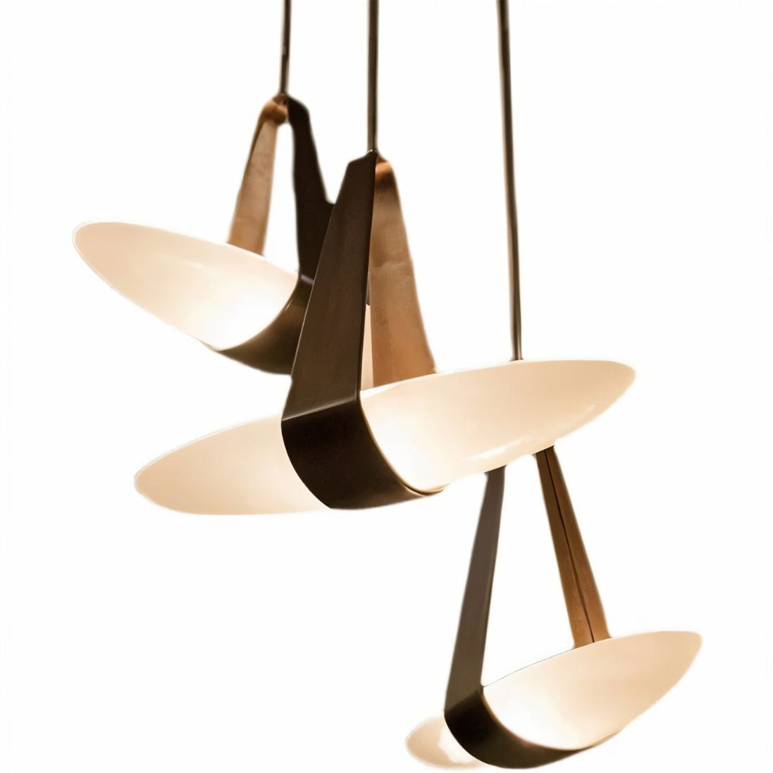 Japandi Sculptural Matte Pendant Light – Fune - Japandi