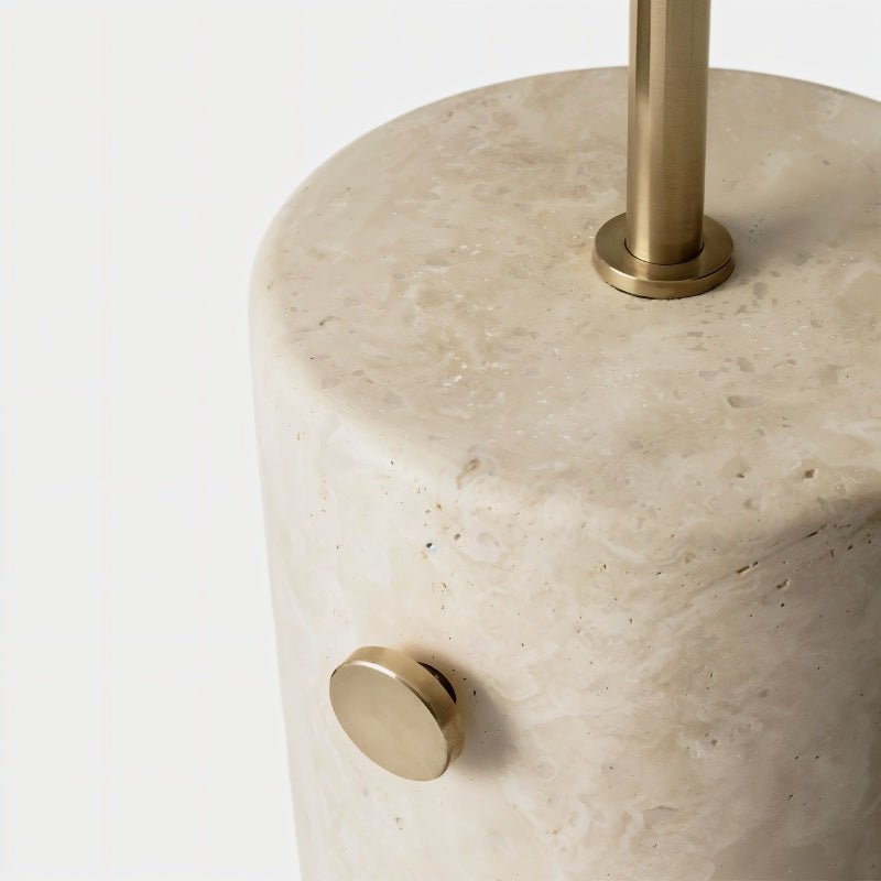Japandi Dual Shade Sculptural Floor Lamp – Galix - Japandi