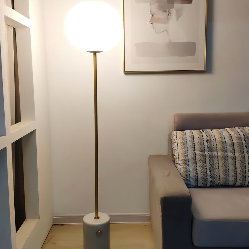 Japandi Dual Shade Sculptural Floor Lamp – Galix - Japandi