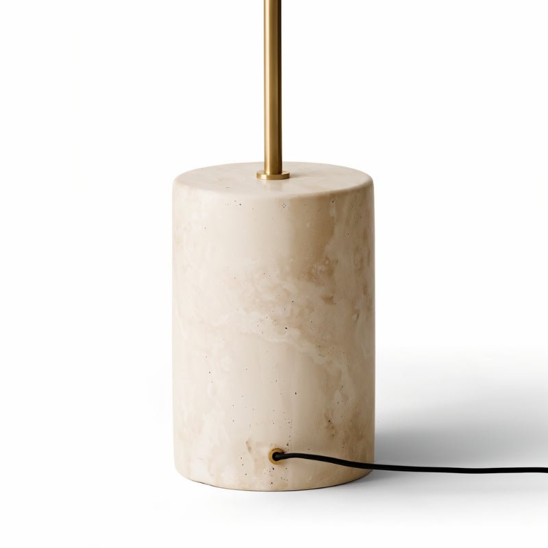 Japandi Dual Shade Sculptural Floor Lamp – Galix - Japandi