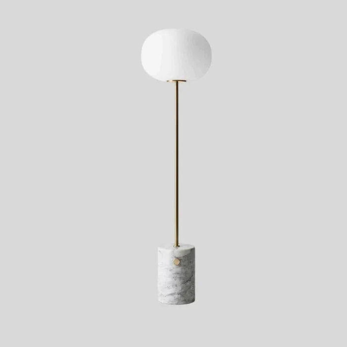Japandi Dual Shade Sculptural Floor Lamp – Galix - Japandi