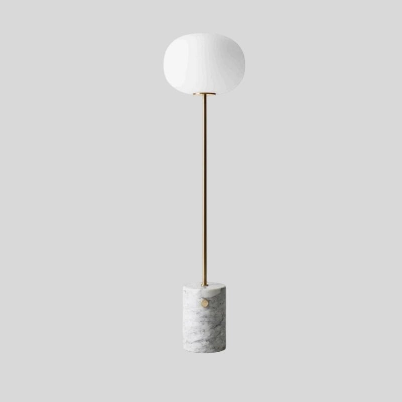 Japandi Dual Shade Sculptural Floor Lamp – Galix - Japandi