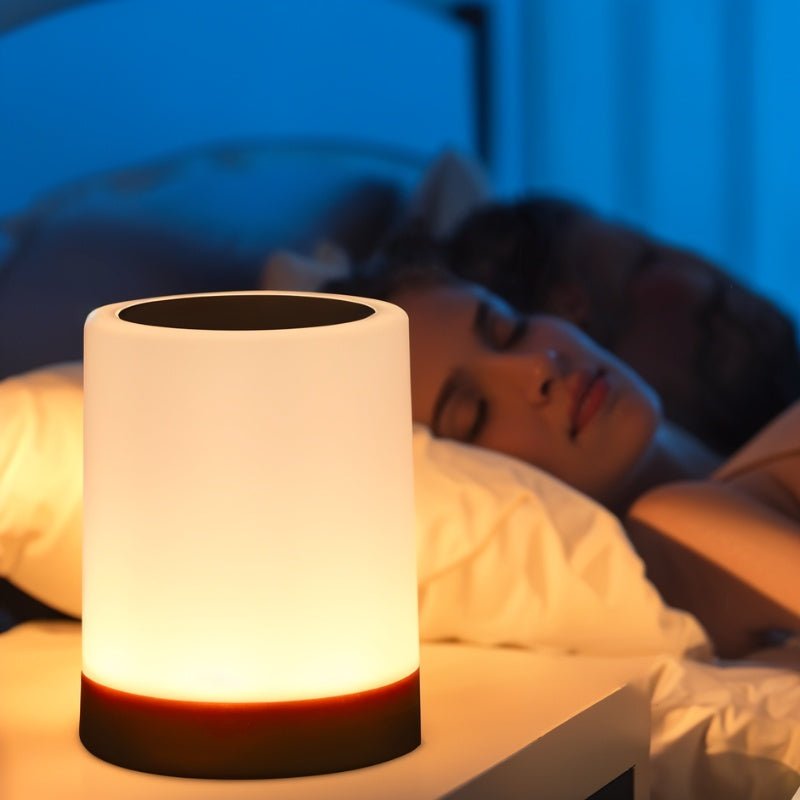 Japandi Linen Shade Table Lamp With Curved Form – Halina - Japandi