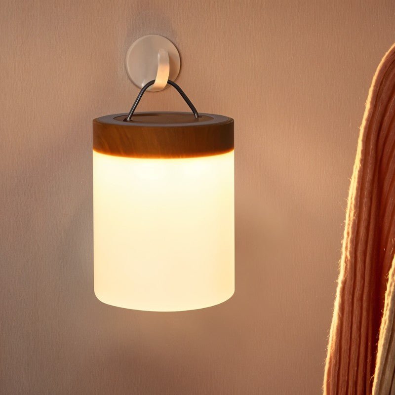 Japandi Linen Shade Table Lamp With Curved Form – Halina - Japandi