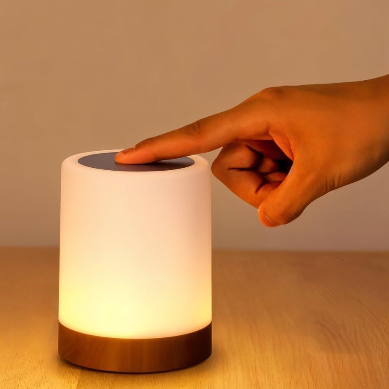 Japandi Linen Shade Table Lamp With Curved Form – Halina - Japandi