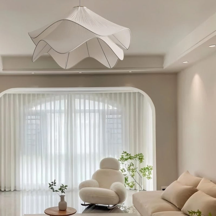 Japandi Ring-Shaped Pendant Light – Halos - Japandi