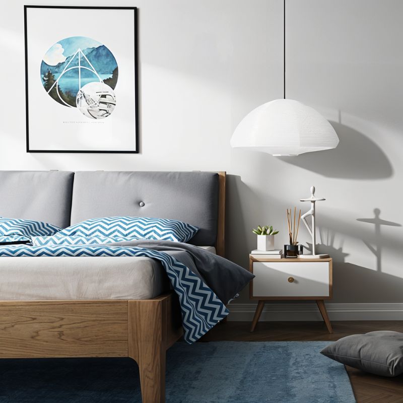 Japandi Translucent Glass Pendant Light – Hikari - Japandi