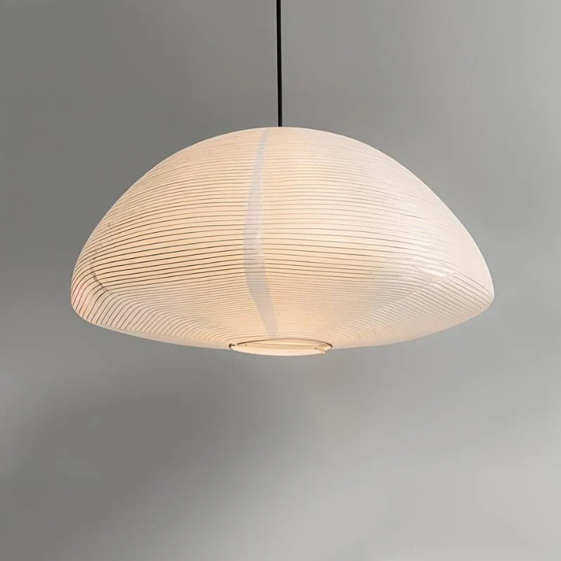 Japandi Translucent Glass Pendant Light – Hikari - Japandi