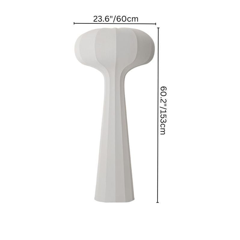Japandi Minimalist Matte Black Floor Lamp – Himins - Japandi