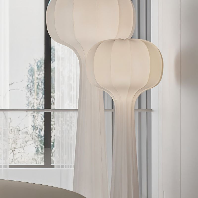 Japandi Minimalist Matte Black Floor Lamp – Himins - Japandi