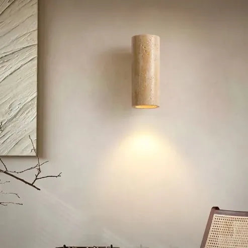 Japandi Travertine Beside Wall Lamp | Japandi.co - Japandi