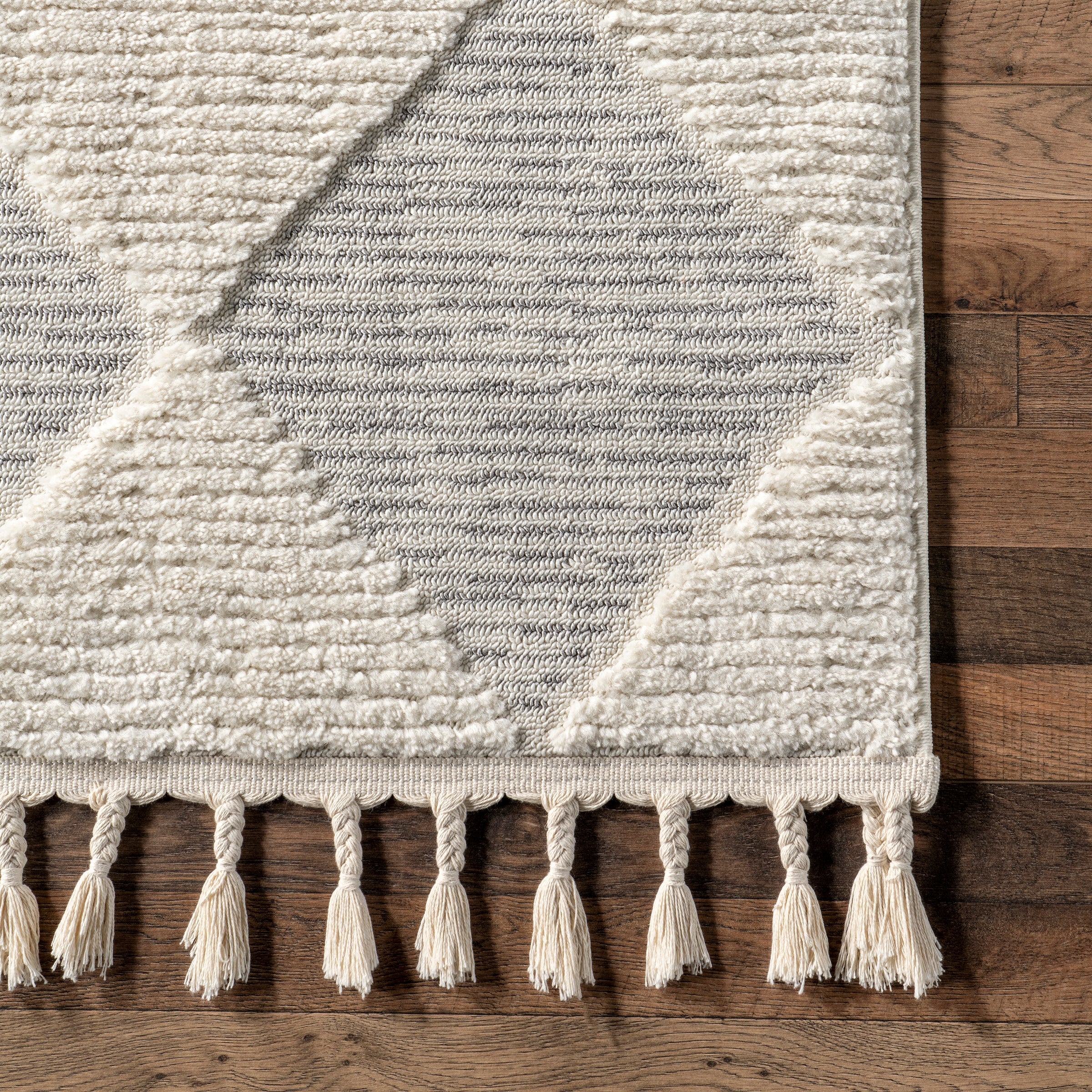 Japandi White & Grey Rug - Japandi