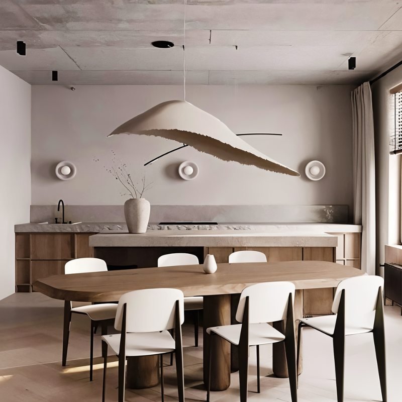 Japandi Layered Glass Pendant Light – Jairo - Japandi