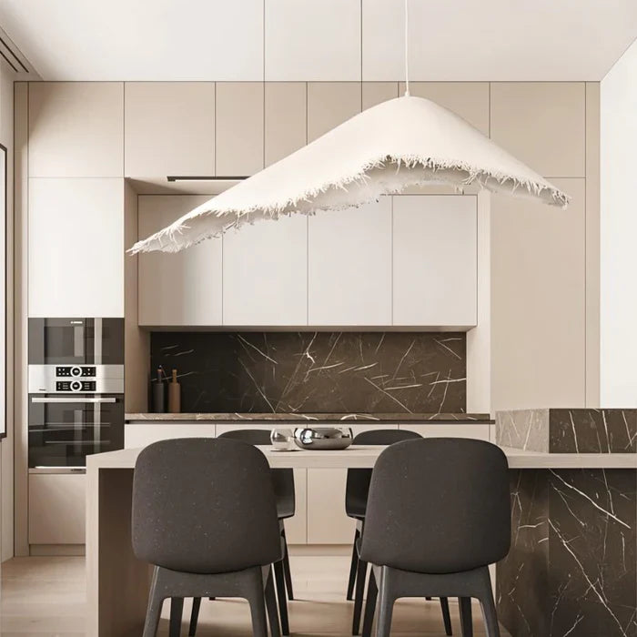 Japandi Layered Glass Pendant Light – Jairo - Japandi