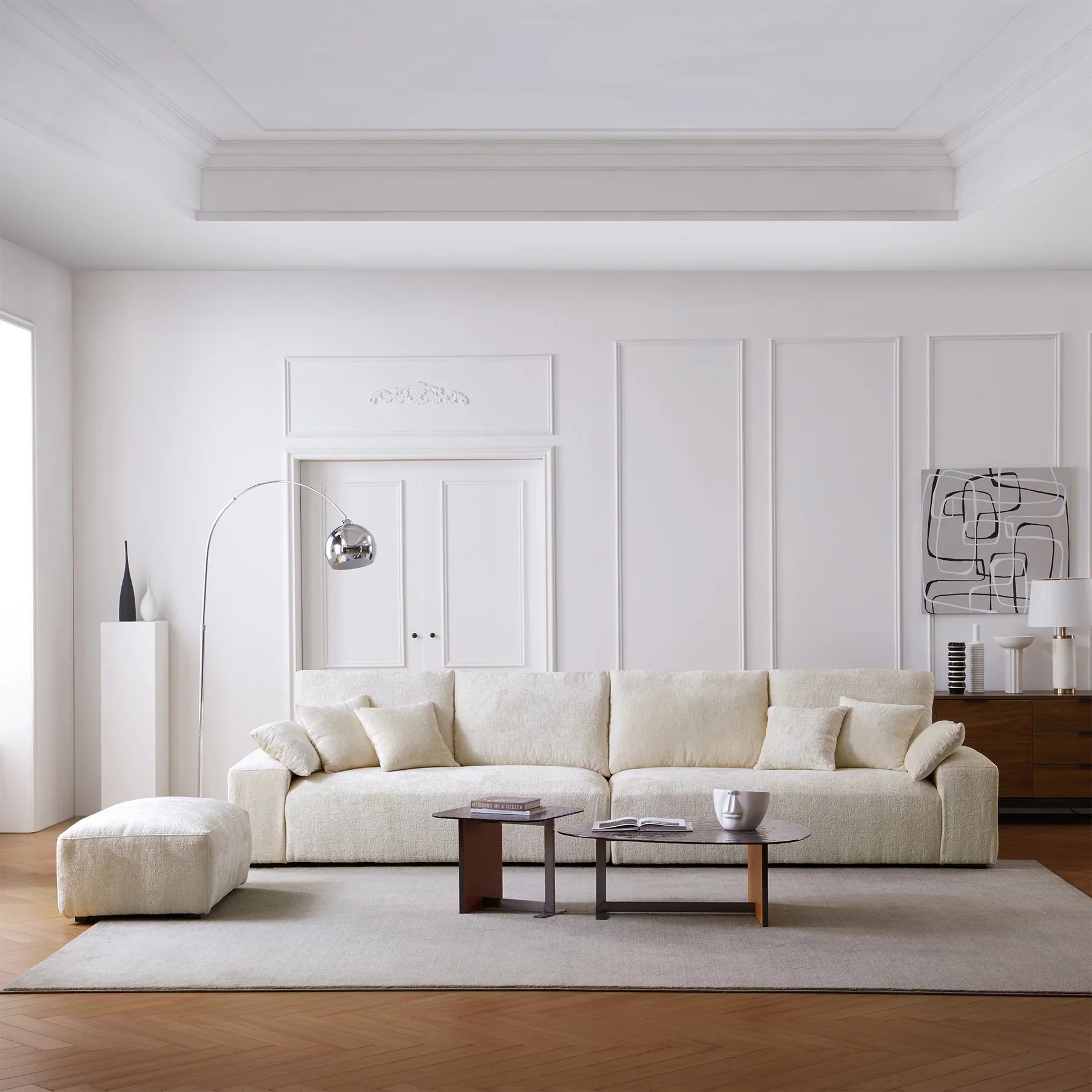 Japandi Beige Sofa - Japandi