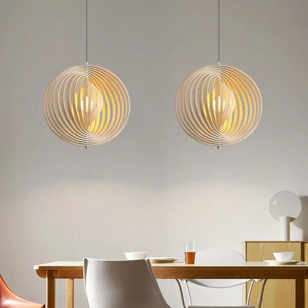 Wooden Japandi Pendant Light | Japandi.co - Japandi