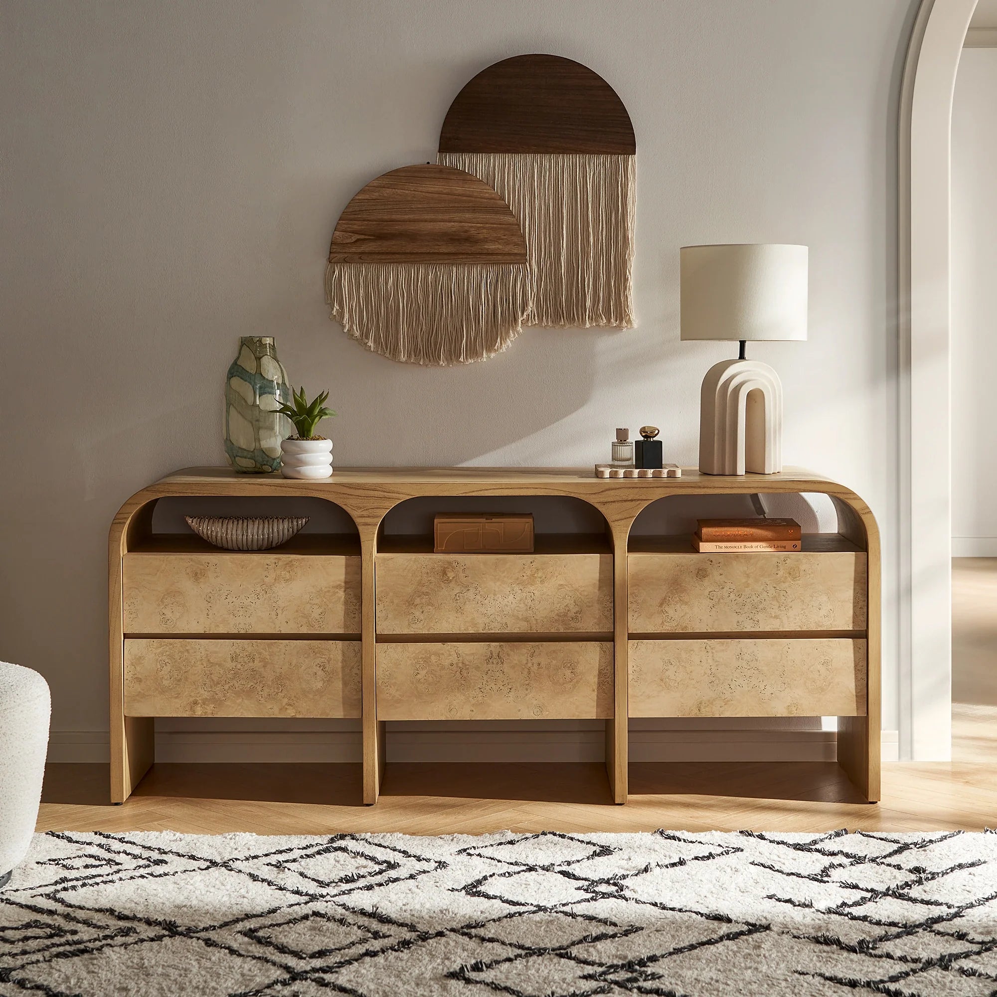 Japandi Arched Dresser - Japandi