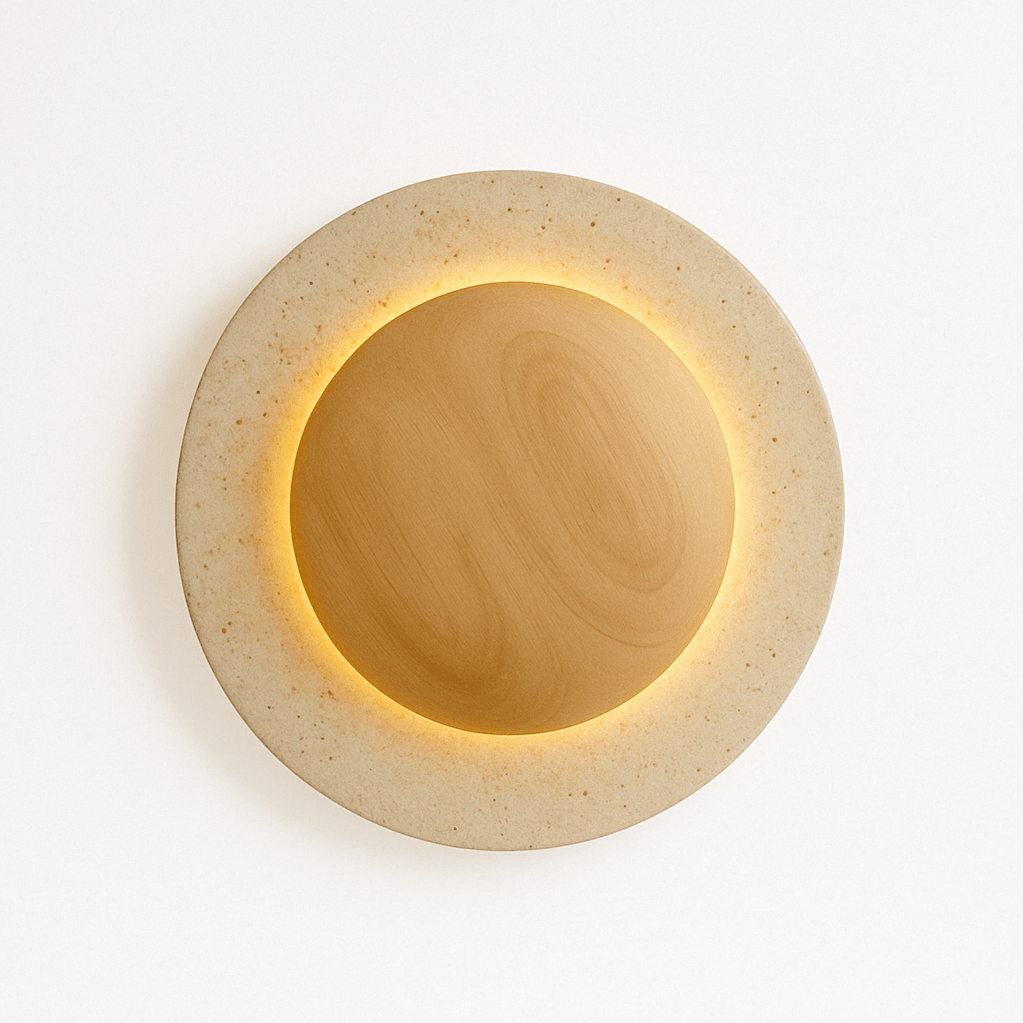 Japandi Rounded Dome Wall Lamp – Jenal - Japandi