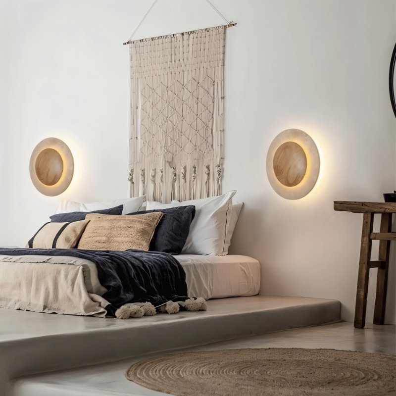 Japandi Rounded Dome Wall Lamp – Jenal - Japandi