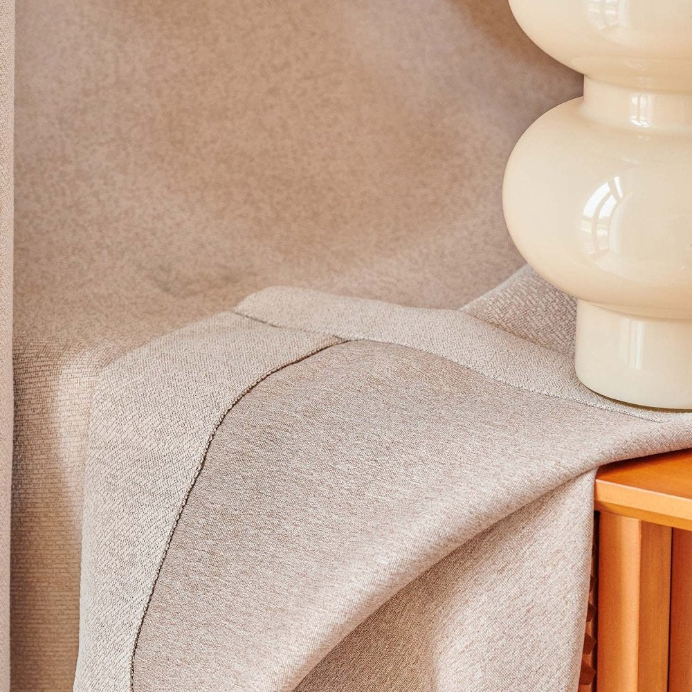 Japandi Solid Color Blackout Curtains - Japandi