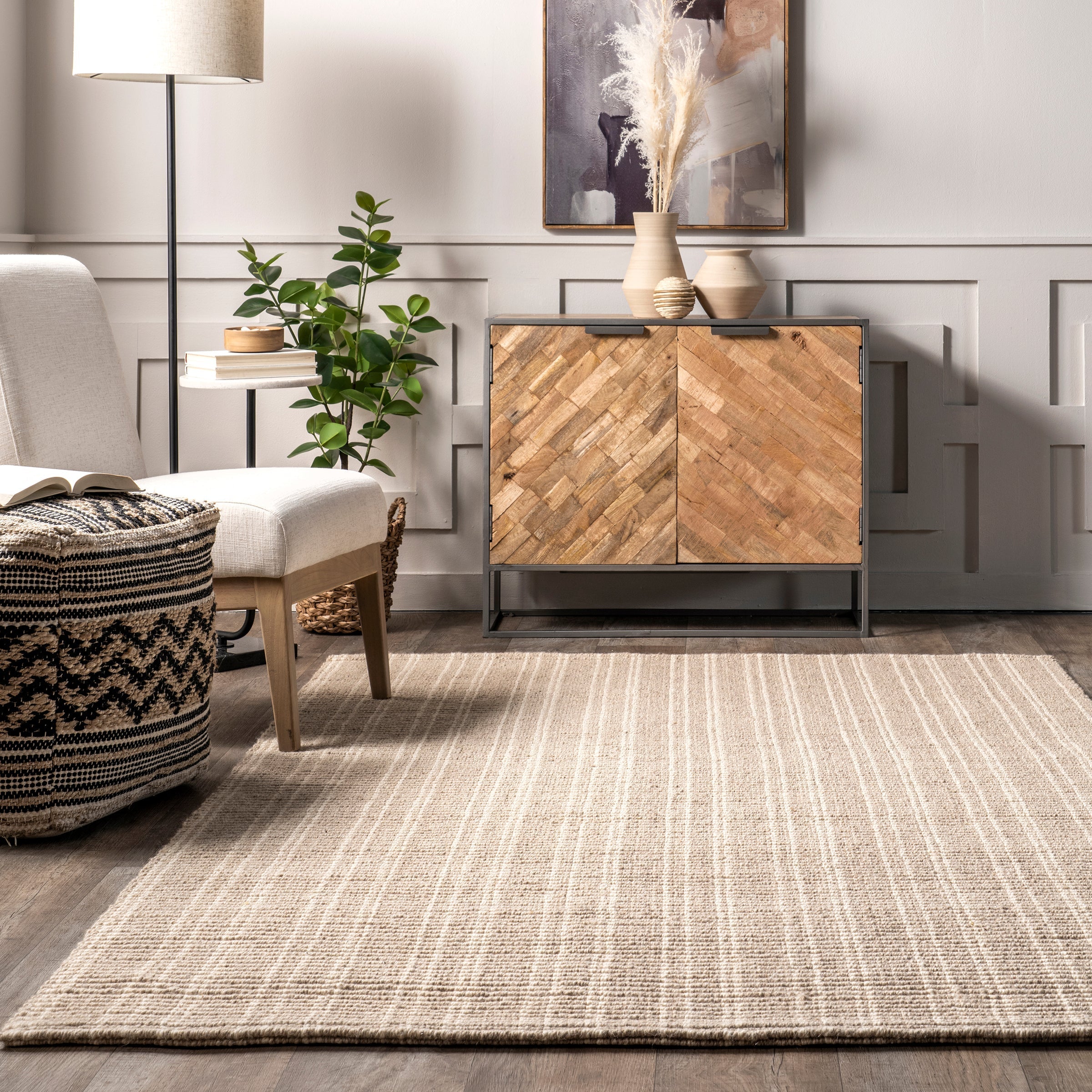 Japandi Natural Rug - Japandi
