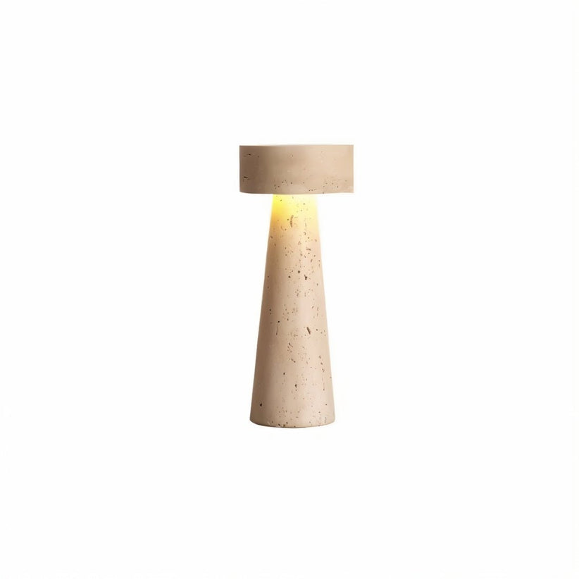 Japandi Sculptural Ceramic Table Lamp – Lycoris - Japandi
