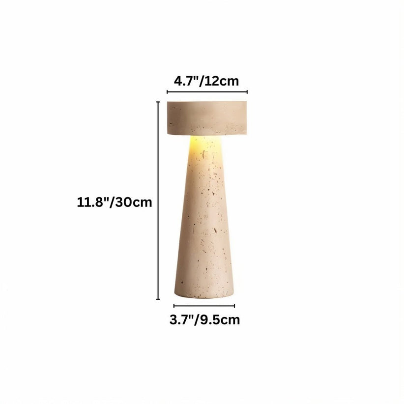 Japandi Sculptural Ceramic Table Lamp – Lycoris - Japandi