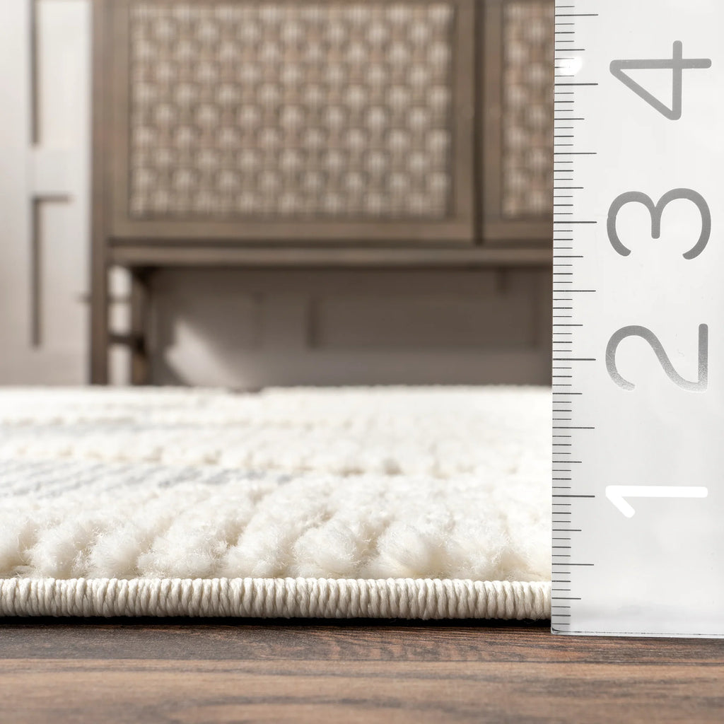 Japandi White & Grey Rug - Japandi
