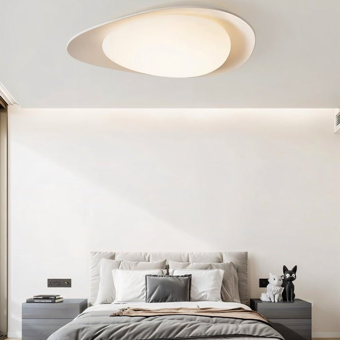 Japandi Sculptural Ceiling Light – Malfi - Japandi