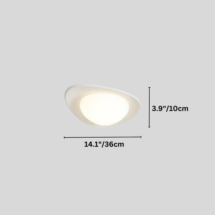 Japandi Sculptural Ceiling Light – Malfi - Japandi