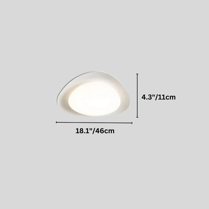 Japandi Sculptural Ceiling Light – Malfi - Japandi