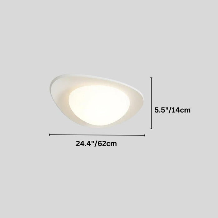 Japandi Sculptural Ceiling Light – Malfi - Japandi