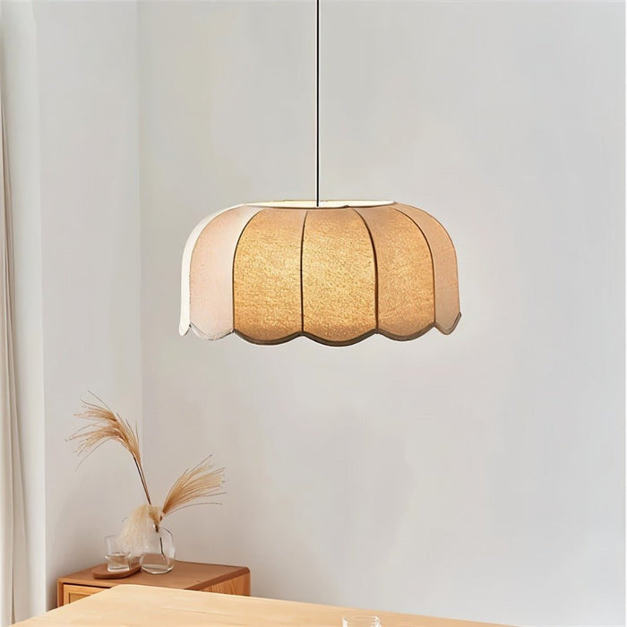 Japandi Frosted Glass Pendant Light – Mashi - Japandi