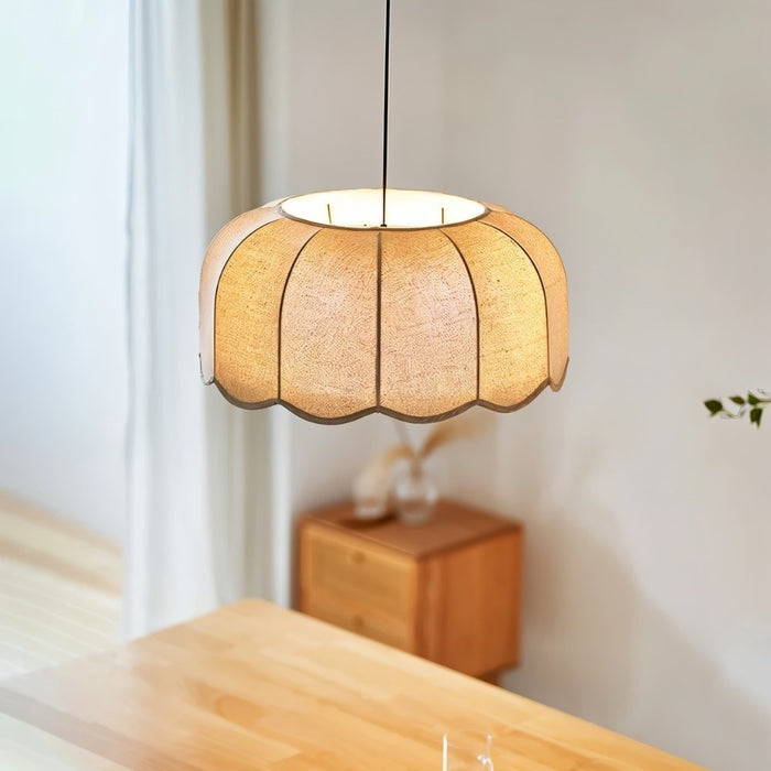 Japandi Frosted Glass Pendant Light – Mashi - Japandi