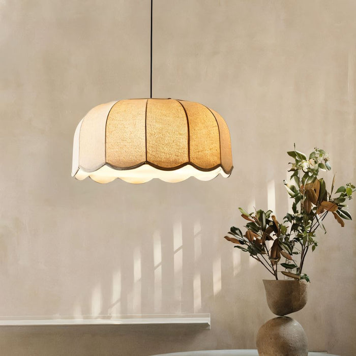 Japandi Frosted Glass Pendant Light – Mashi - Japandi