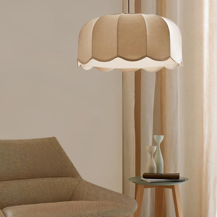 Japandi Frosted Glass Pendant Light – Mashi - Japandi