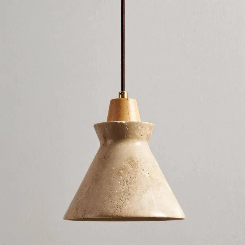 Japandi Ribbed Textured Pendant Light – Menra - Japandi