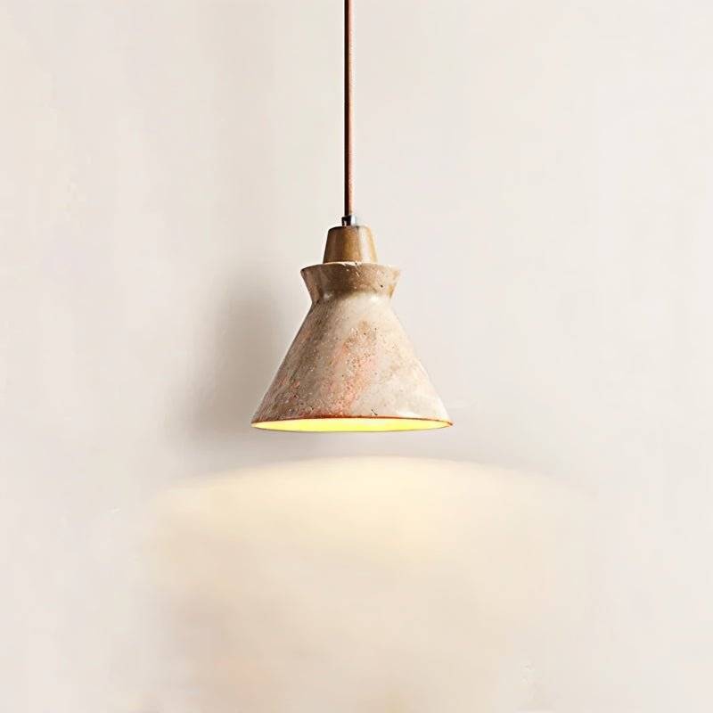Japandi Ribbed Textured Pendant Light – Menra - Japandi