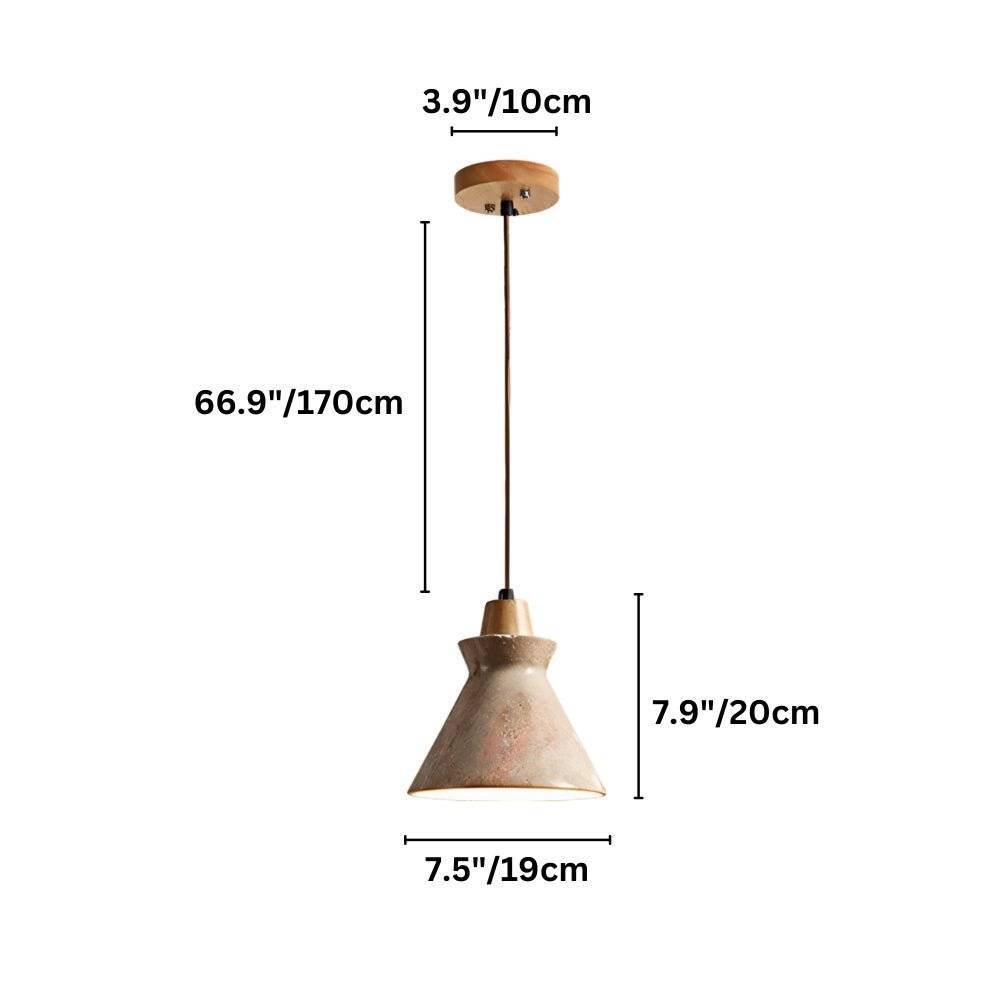 Japandi Ribbed Textured Pendant Light – Menra - Japandi