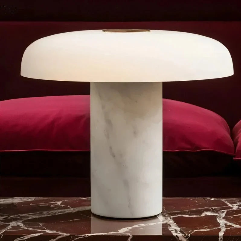 Japandi Natural Texture Table Lamp With Soft Glow – Nalpi - Japandi