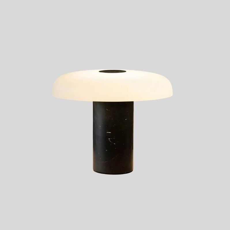 Japandi Natural Texture Table Lamp With Soft Glow – Nalpi - Japandi