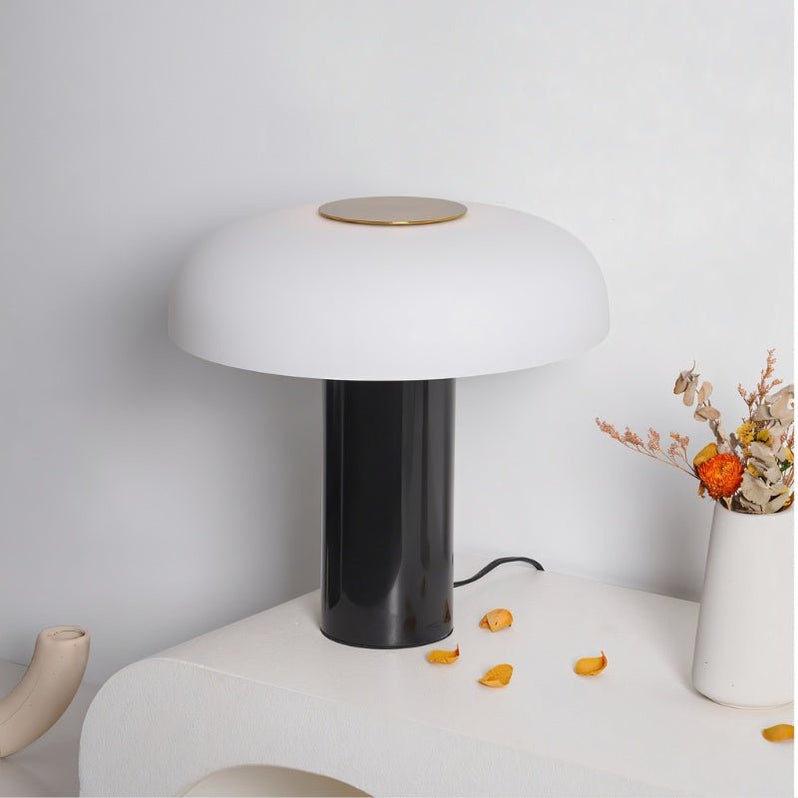 Japandi Natural Texture Table Lamp With Soft Glow – Nalpi - Japandi