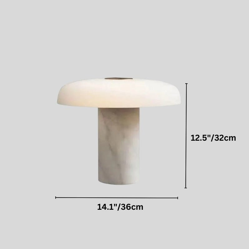 Japandi Natural Texture Table Lamp With Soft Glow – Nalpi - Japandi