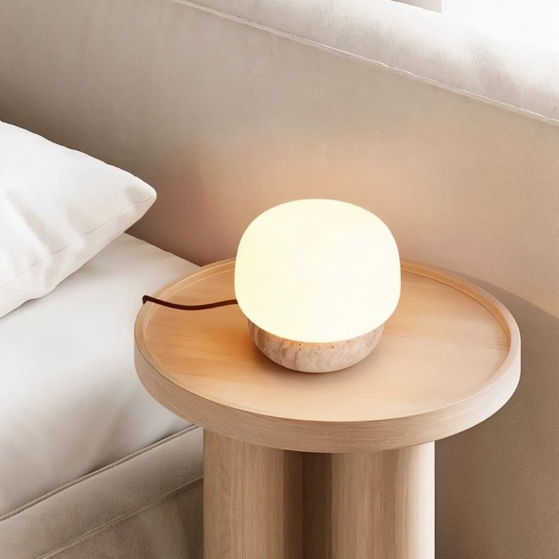 Japandi Compact Table Lamp With Matte Finish – Nira - Japandi