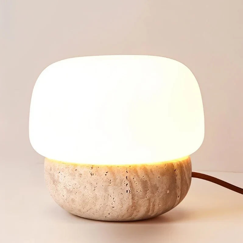 Japandi Compact Table Lamp With Matte Finish – Nira - Japandi