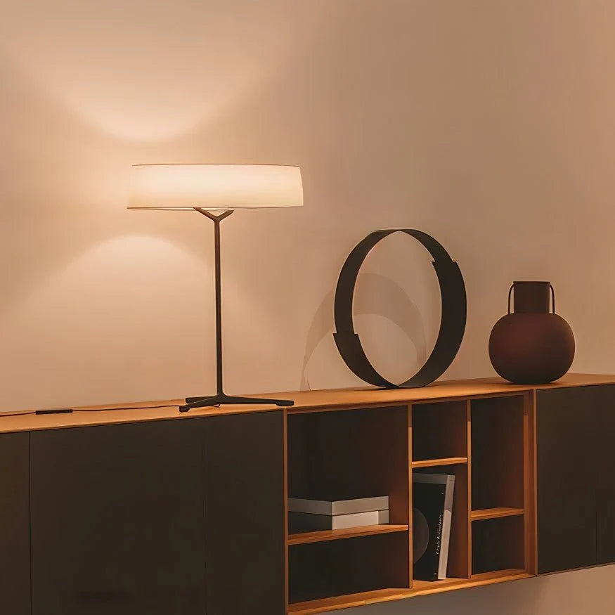 Japandi Opaline Glass Table Lamp With Brass Base – Odeon - Japandi
