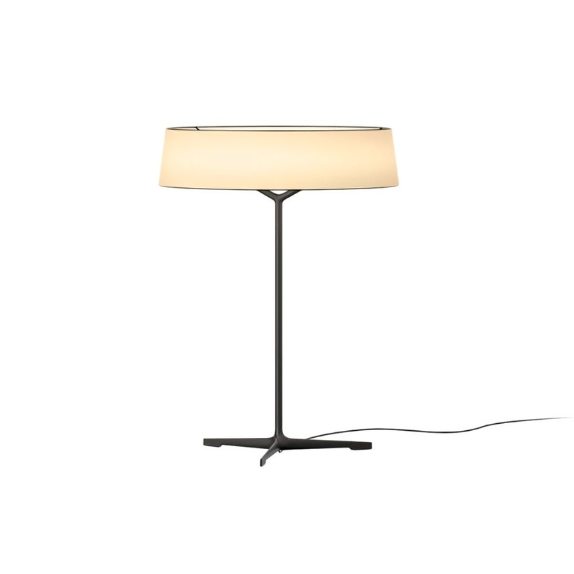 Japandi Opaline Glass Table Lamp With Brass Base – Odeon - Japandi