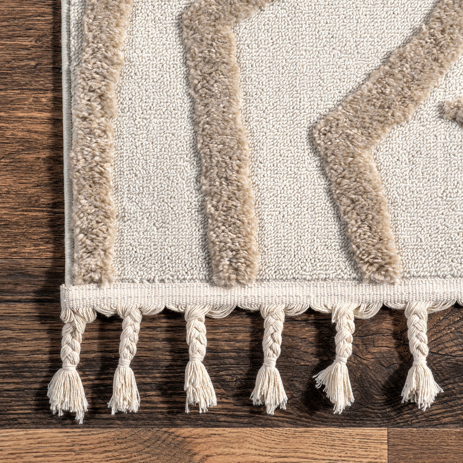 Japandi Abstract Art Rug - Japandi